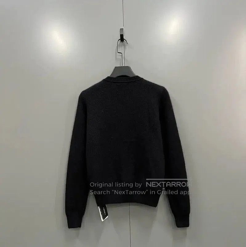 Yves Saint Laurent YSL Black Wool Long Sleeve Sweater for Women . Size XS / US 0-2 / IT 36-38 - 3 Thumbnail