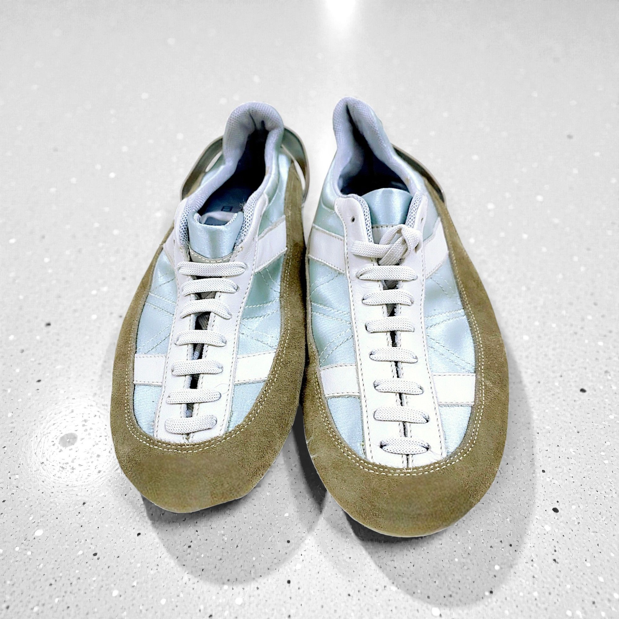 Barbara Bui Barbara Bui Lace Up Sneakers EU 38 Y2K Satin Leather Made It Size US 8 / IT 38 - 7 Thumbnail
