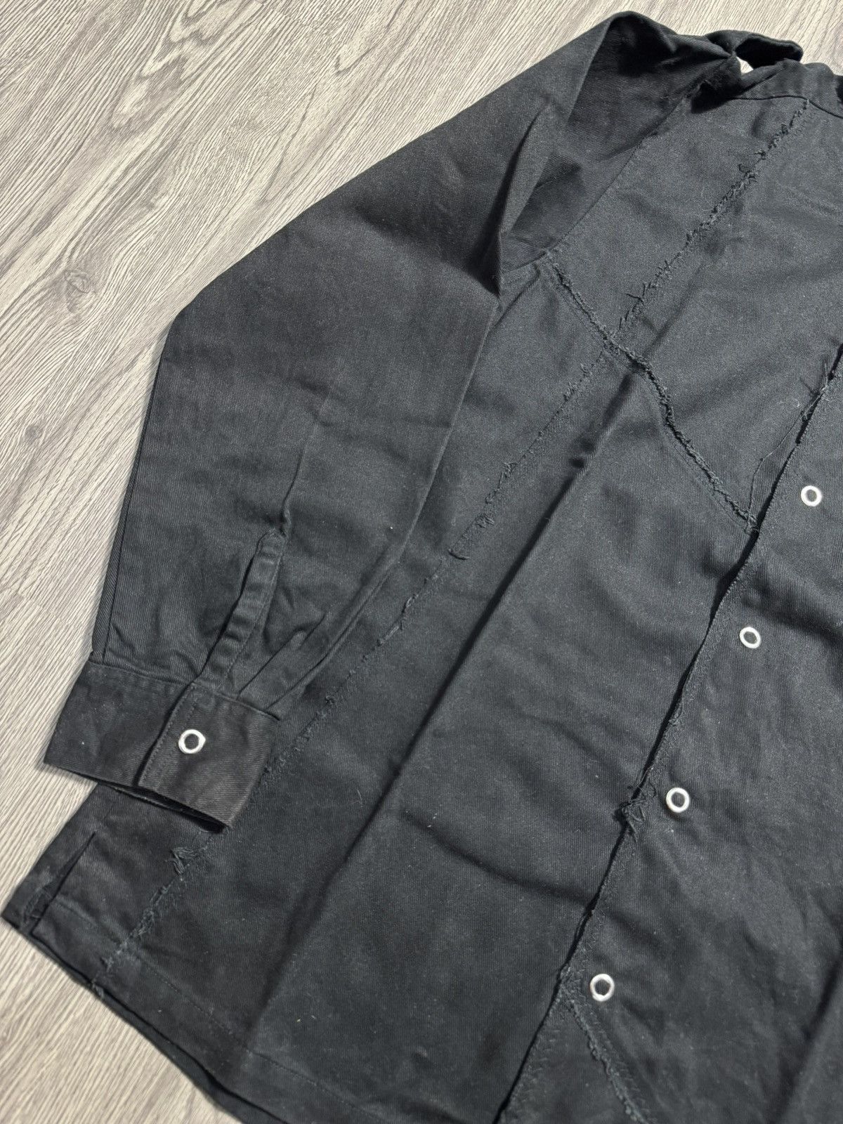 Japanese Brand Budger Punk Patchwork Shirt Button Size US L / EU 52-54 / 3 - 5 Thumbnail