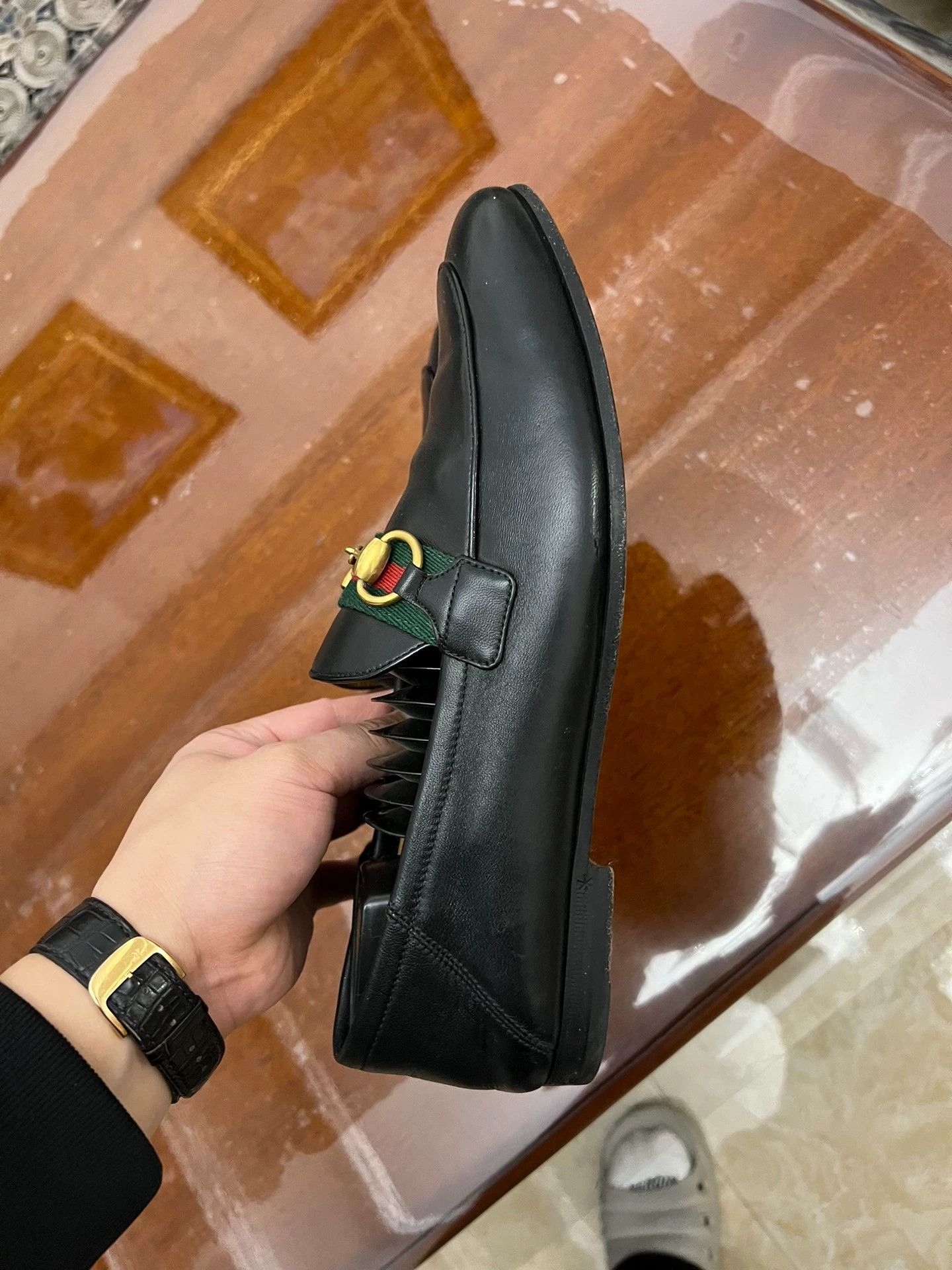 Gucci Gucci Classic Horsebit Leather US 6.5 Authentic Loafers VGC Size US 6.5 / EU 39-40 - 2 Thumbnail