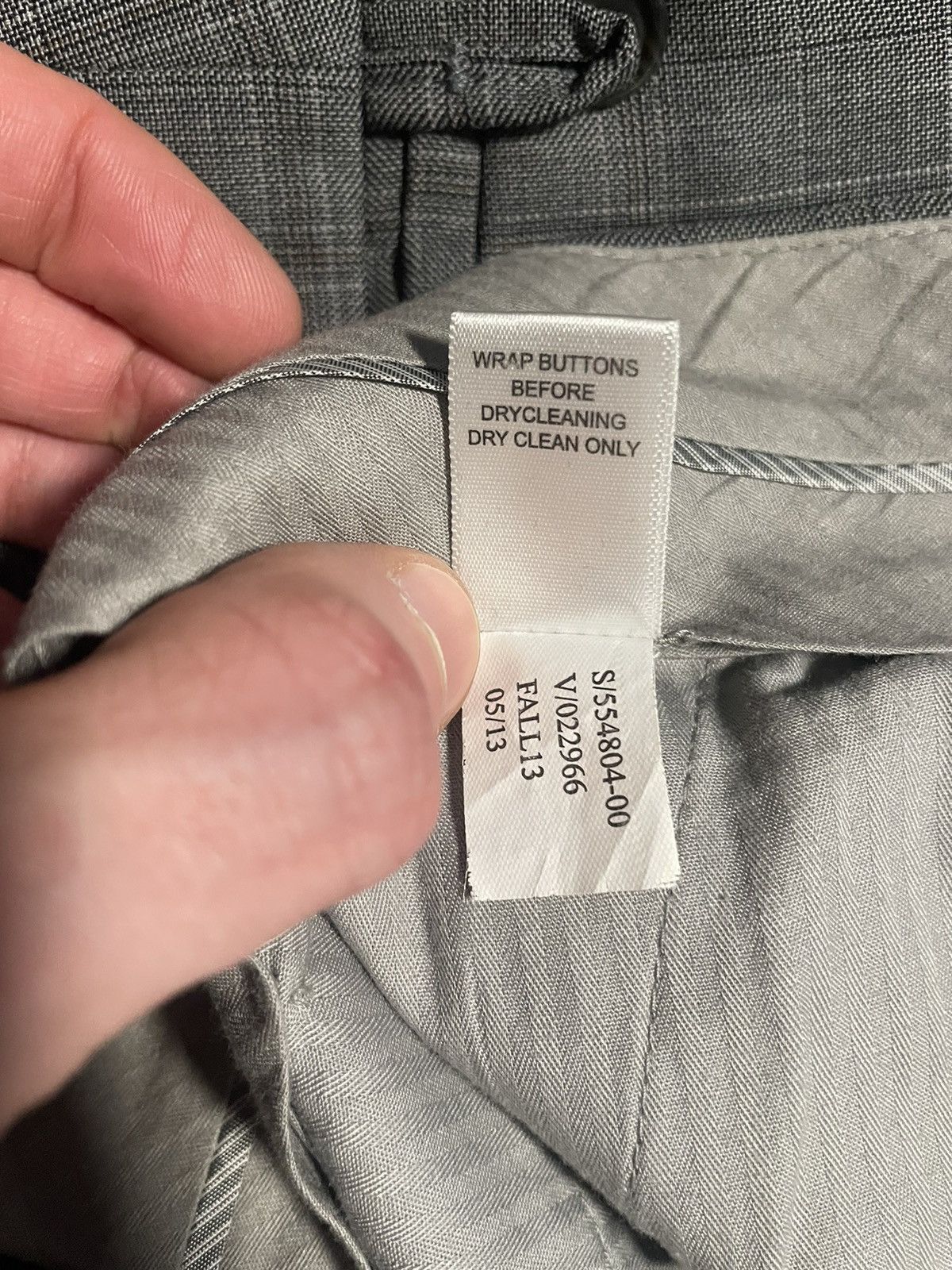 Banana Republic Windowpane suit Size 40R - 11 Thumbnail