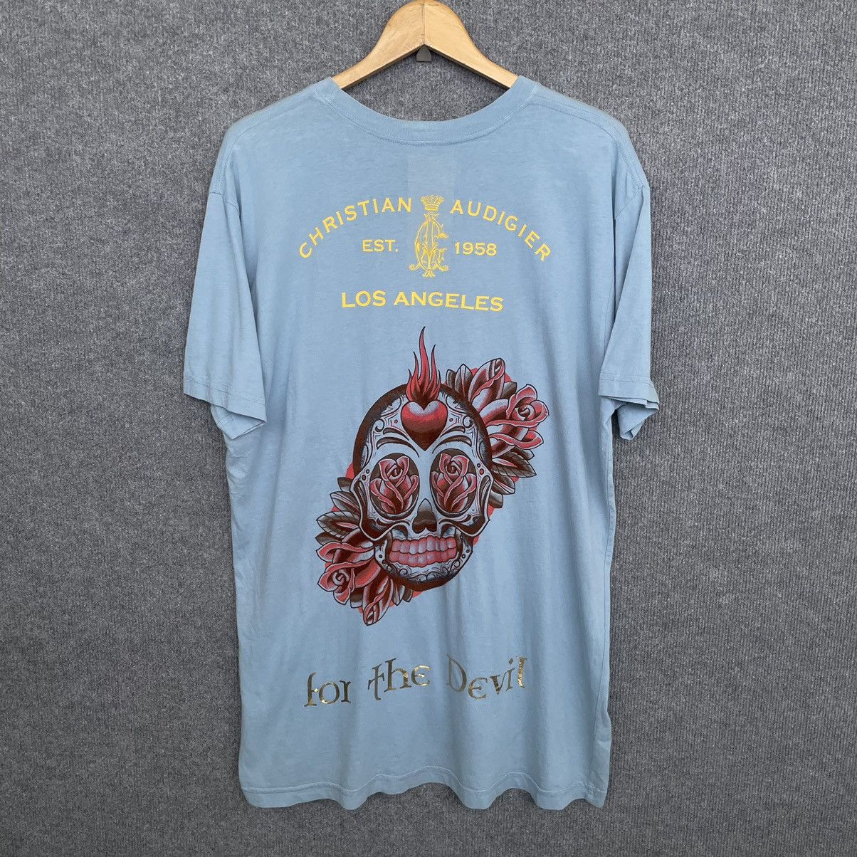 Affliction × Christian Audigier × Ed Hardy Christian Audigier Sympathy T Shirt Made in USA Size US L / EU 52-54 / 3 - 4 Thumbnail