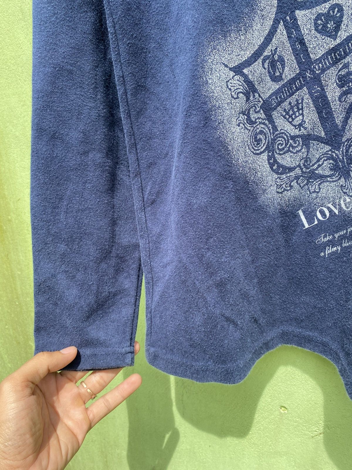 Japanese Brand Japanese Vintage Brillian Luxury Mania Henley Longsleeve Tee Size US L / EU 52-54 / 3 - 5 Thumbnail