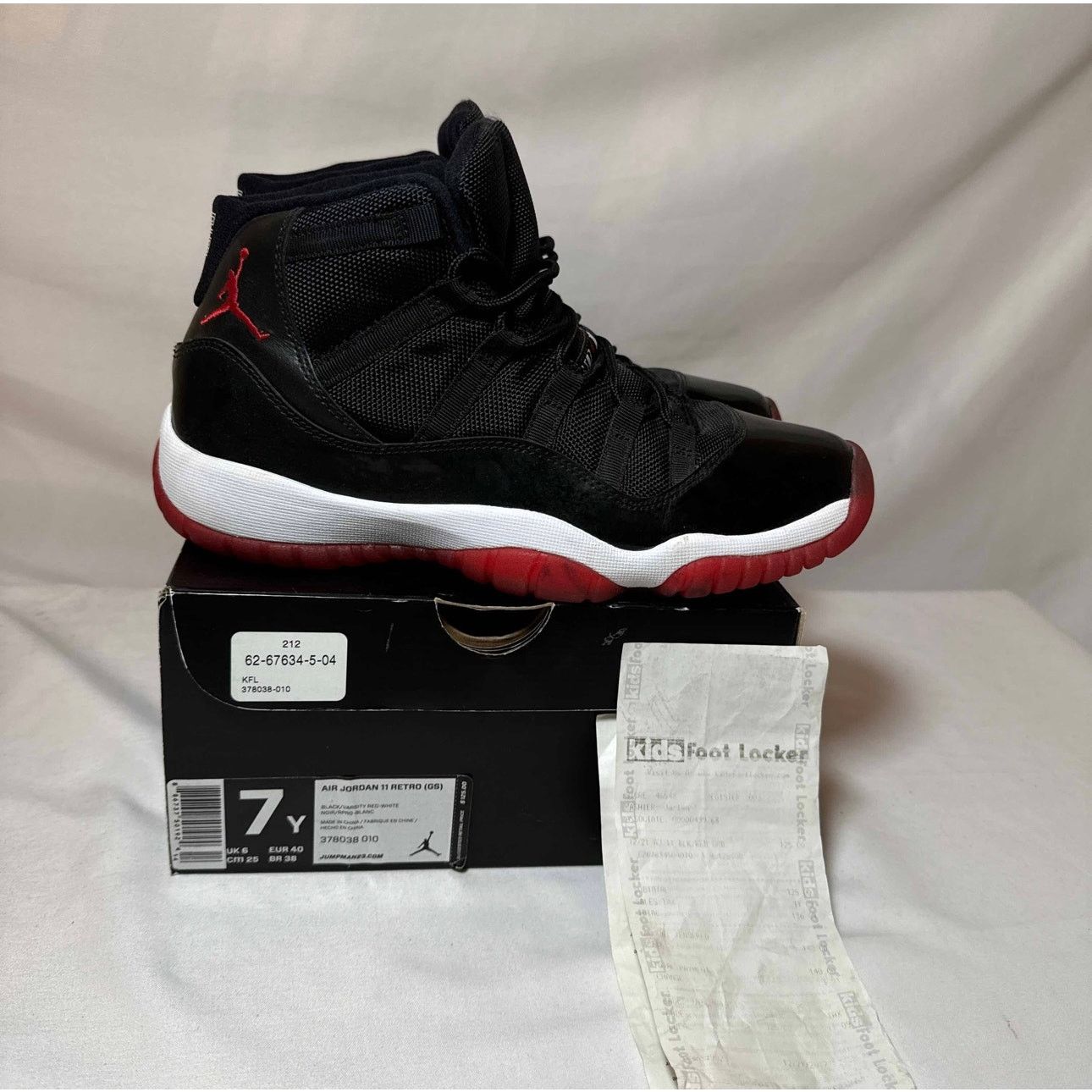 Jordan Brand × Nike Size 7 - Nike Air Jordan 11 Retro GS Bred 2012 Men's Shoes Size US 7 / EU 40 - 1 Thumbnail