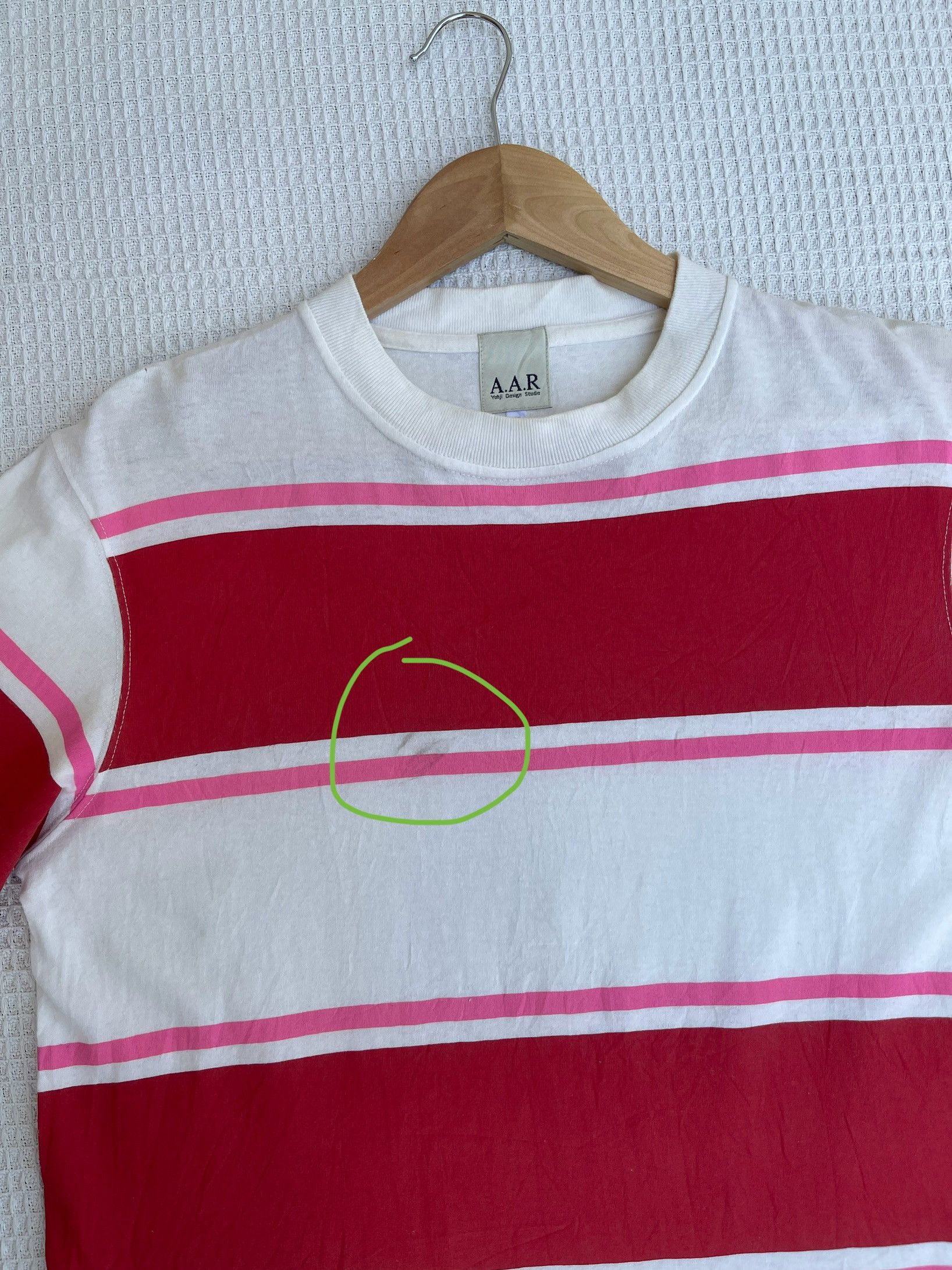 Yohji Yamamoto Rare🔥Vintage AAR Yohji Yamamoto Striped T-Shirt Size US M / EU 48-50 / 2 - 8 Thumbnail