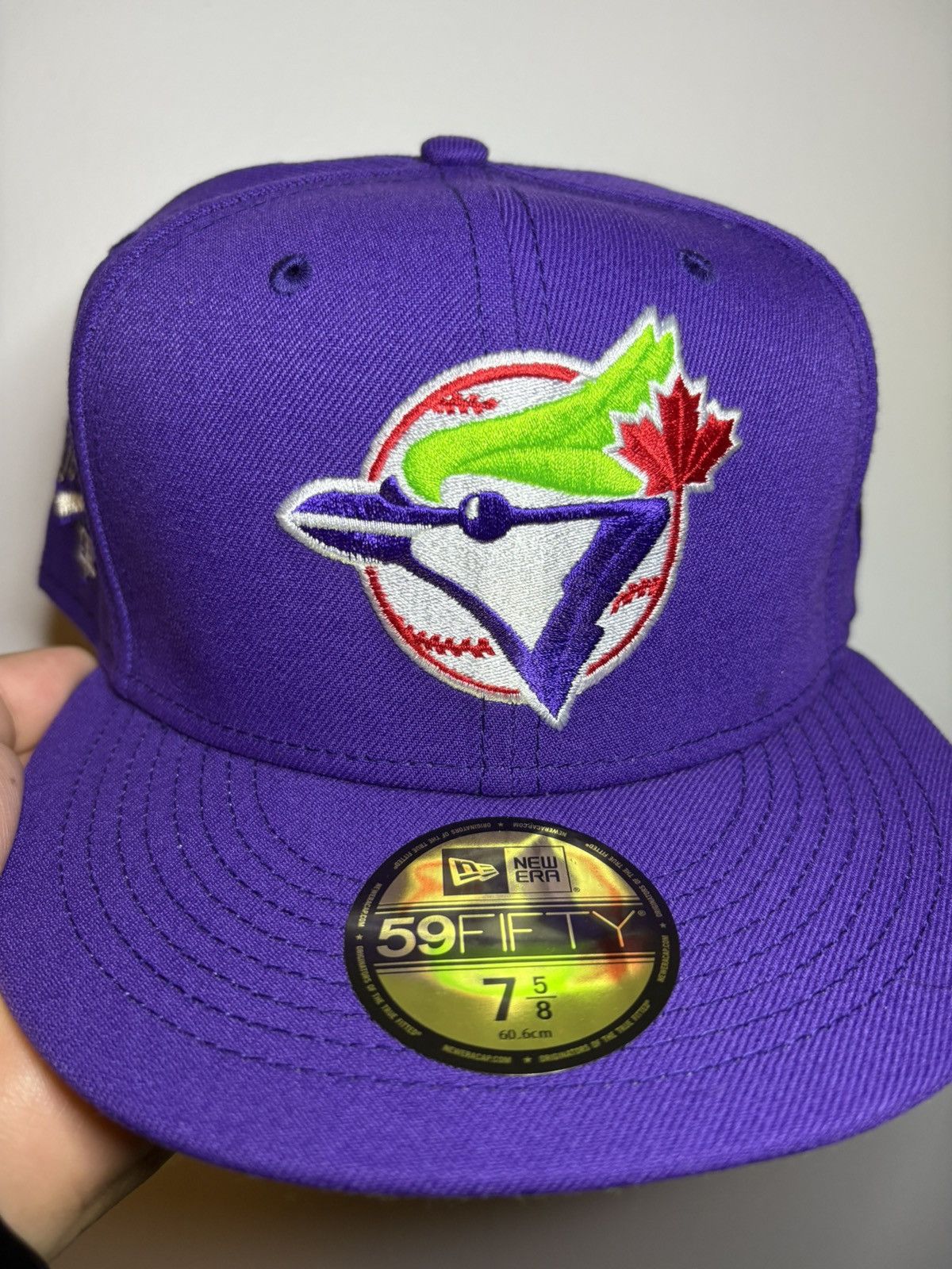 New Era Sz. 7 5/8 MLB Toronto Blue Jays Fitted Topperz Size ONE SIZE - 4 Thumbnail