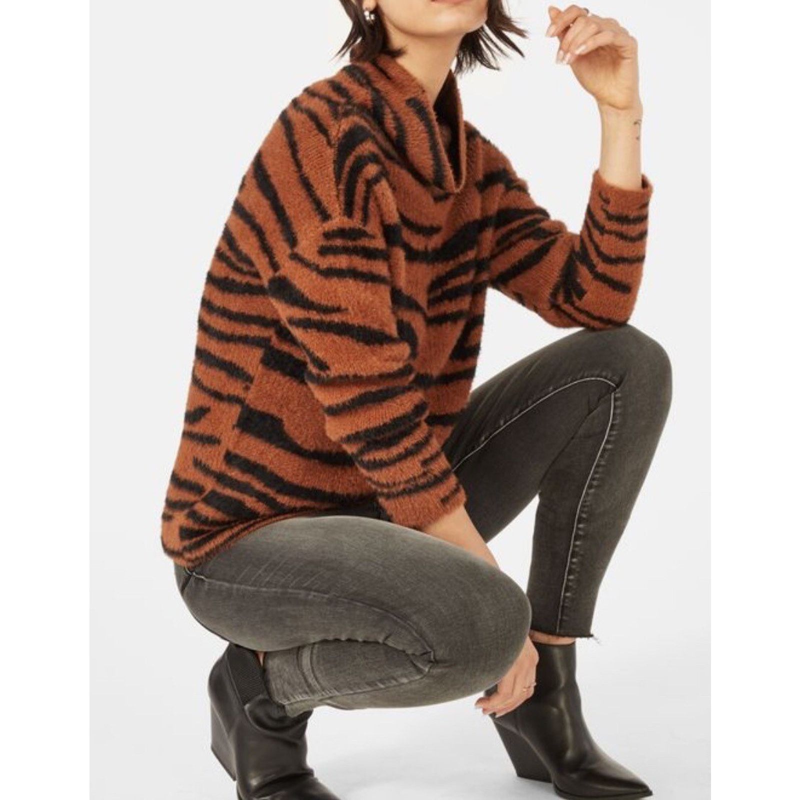& Other Stories Tapemeasure Women Jacquard Sweate Multicolor Size 1X A003284 Size XL / US 12-14 / IT 48-50 - 1 Thumbnail