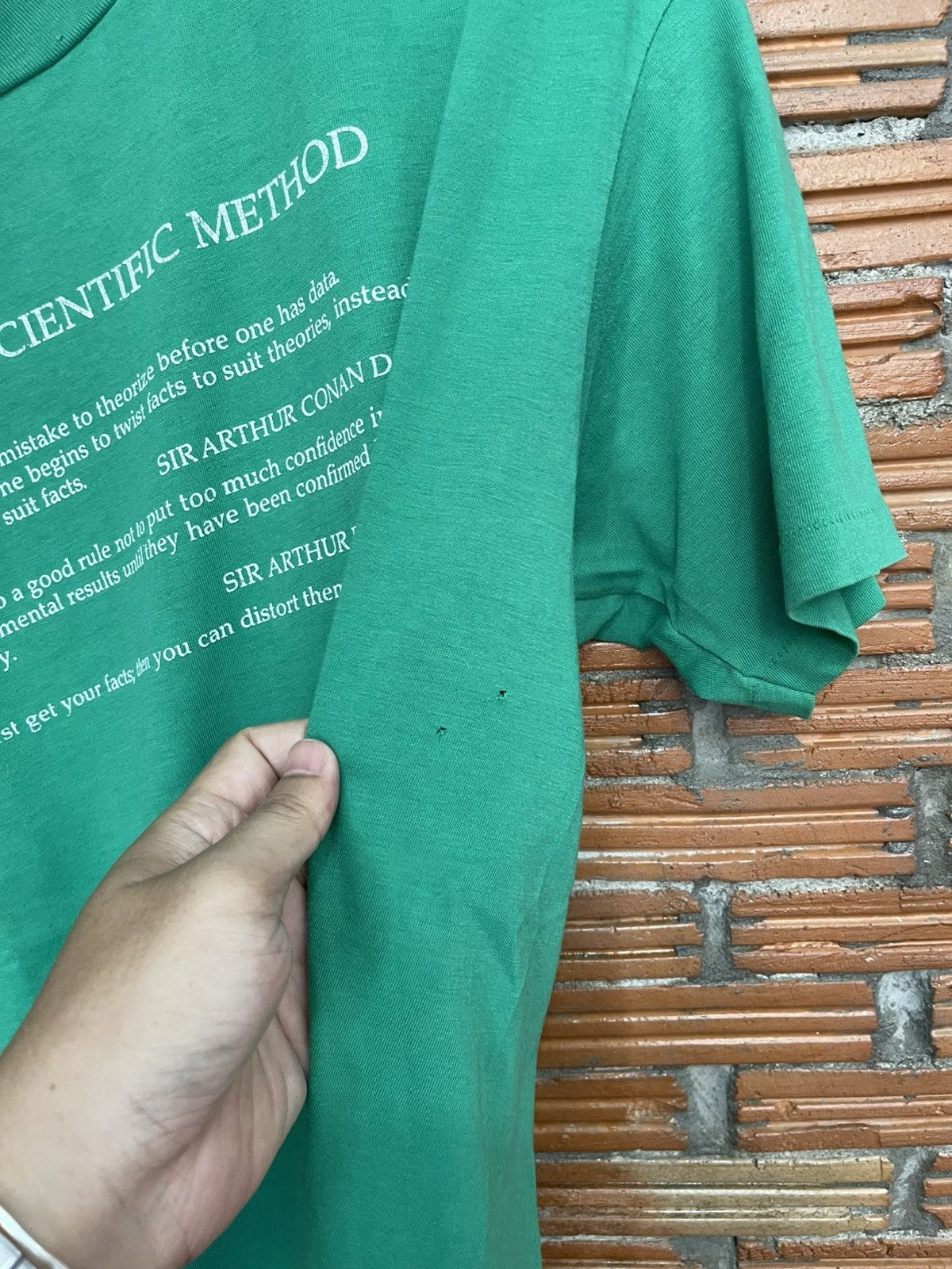 Arts & Science Vintage 80s The Scientific Method T Shirt XL Size US XL / EU 56 / 4 - 3 Thumbnail