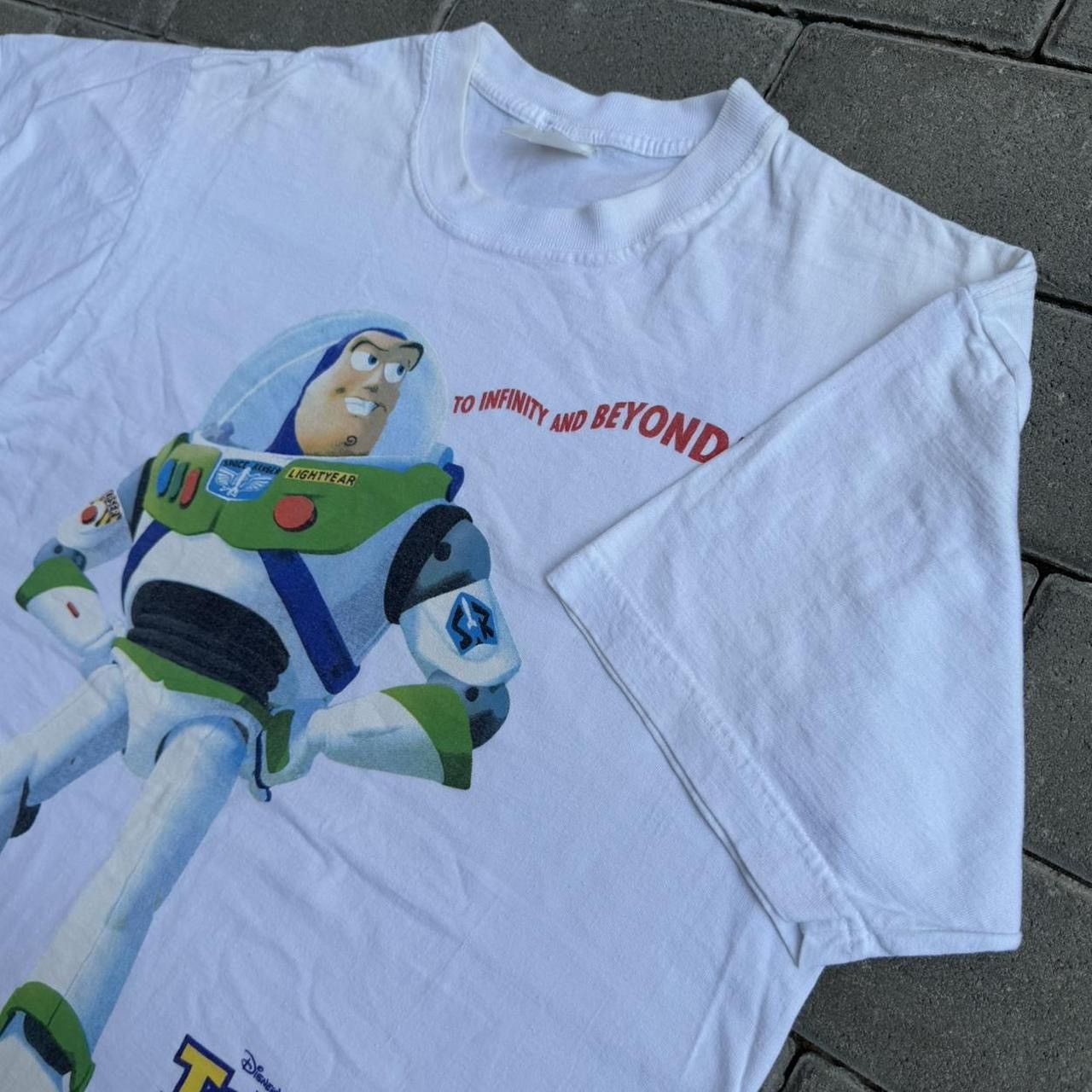 Vintage Disney Vintage 90s Toy Story Buzz Lightyear T-shirt Size US L / EU 52-54 / 3 - 7 Thumbnail
