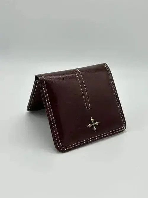 VIBE Y2K Leather Cross Wallet (burgundy) Size ONE SIZE - 1 Thumbnail