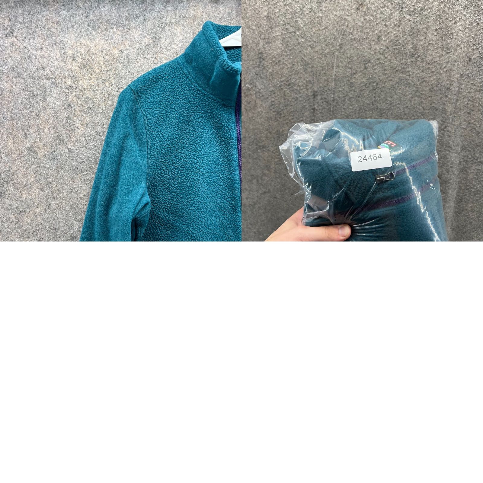 Vintage VINTAGE L.L.Bean Sweater Women Small Teal Blue Half Zip Mountain Fleece Polartec 1/2 Zip Jacket Pullover Size S / US 4 / IT 40 - 9 Thumbnail