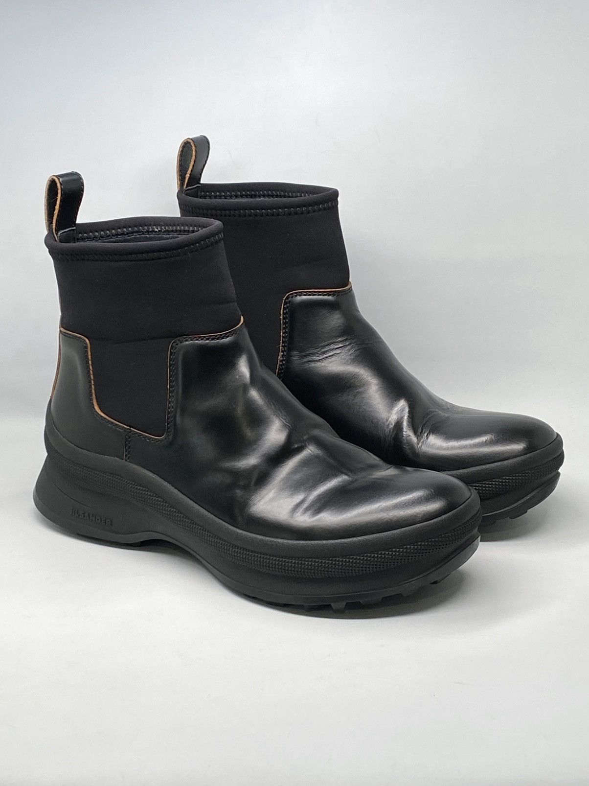 Jil Sander Jil Sander Men’s Leather Ankle Boots size 43/us size 10 Size US 10 / EU 43 - 3 Thumbnail