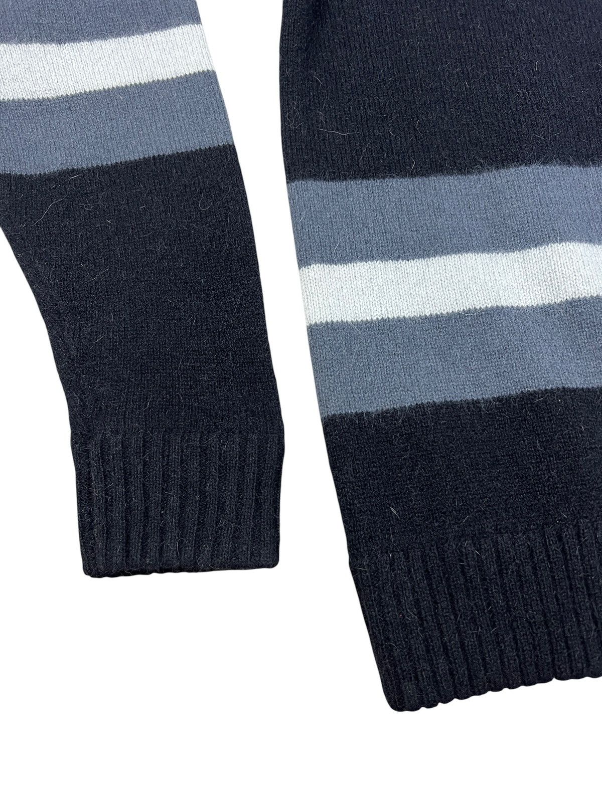 Japanese Brand × Vintage × WHIZ LIMITED Vintage Whiz Limited Stripes Mohair Sweater Size US L / EU 52-54 / 3 - 6 Thumbnail