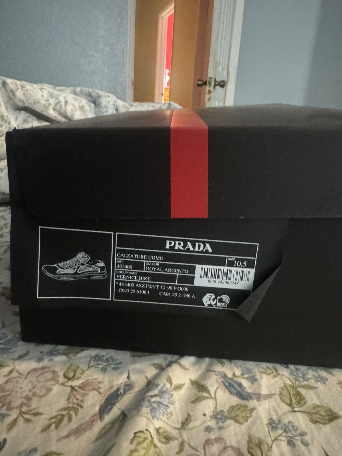 Prada Brand New Blue Prada Cups Size US 10.5 / EU 43-44 - 6 Thumbnail