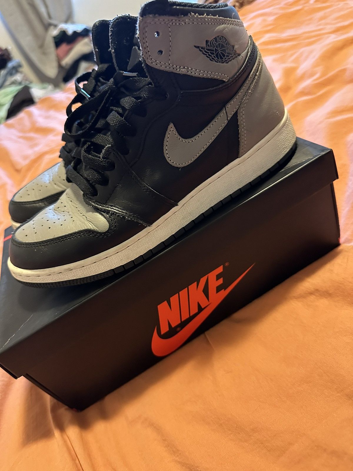 Nike × Vintage Air Jordan 1 Shadow Size US 7 / EU 40 - 4 Thumbnail