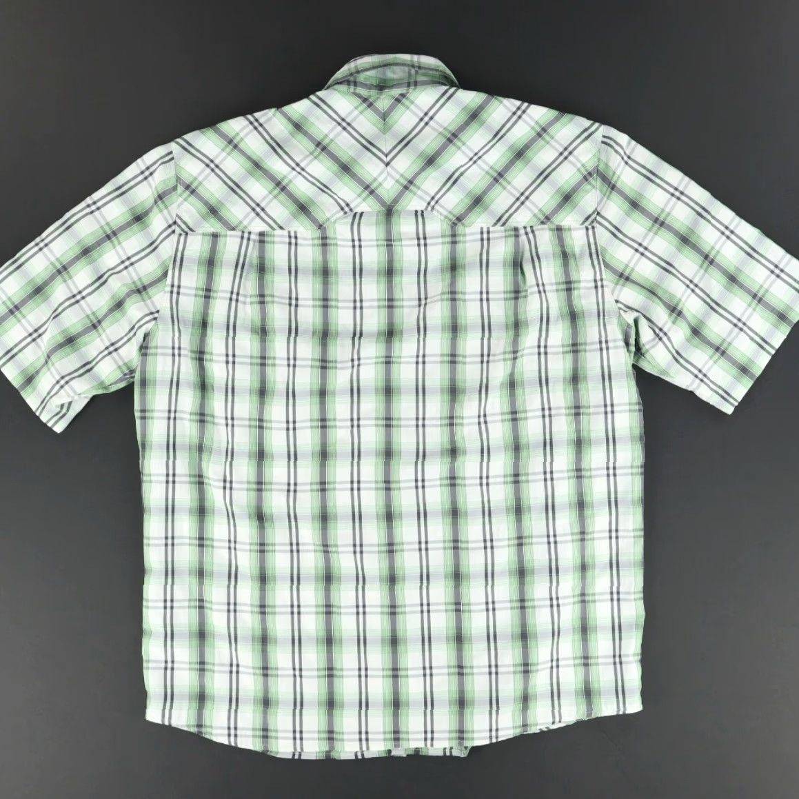 Vintage Woolrich Shirt Short Sleeve Snap Down Plaid Green Men's M Size US M / EU 48-50 / 2 - 4 Thumbnail