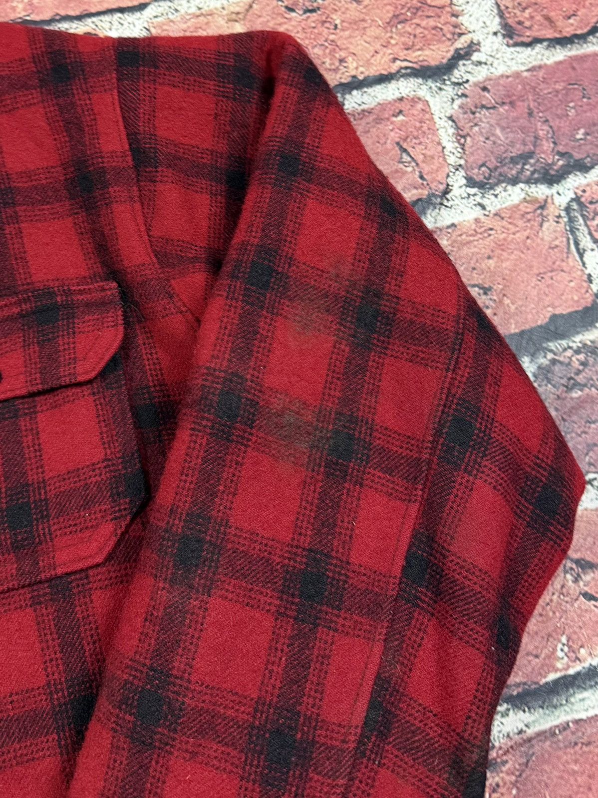 Woolrich Woolen Mills Vintage Woolrich Mackinaw Buffalo Plaid Wool Quilted Cruiser Size US M / EU 48-50 / 2 - 18 Thumbnail