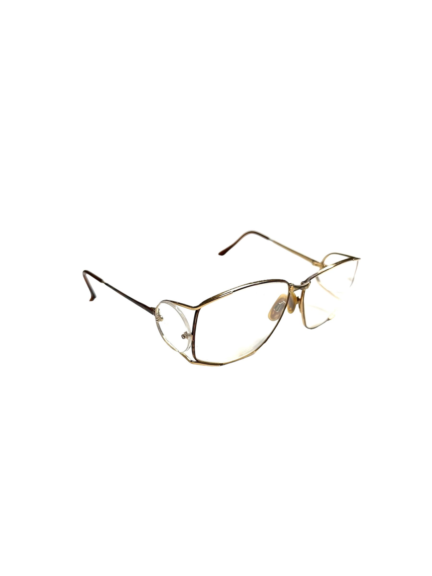 Yves Saint Laurent 80’s YSL Side Lenses Round Vintage Sunglasses Size ONE SIZE - 2 Thumbnail