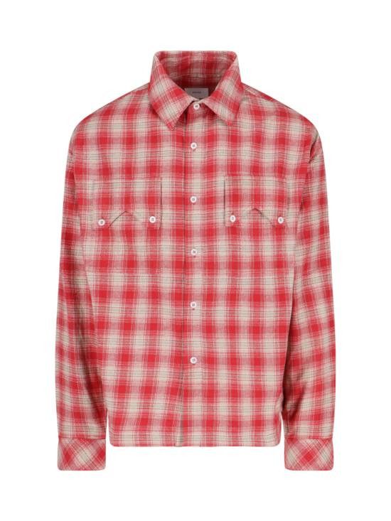 Rhude RHUDE Men Long Tops RHSS25SR02012 3073 Red Size US M / EU 48-50 / 2 - 1 Thumbnail