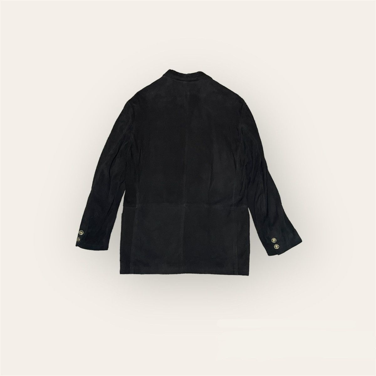 Genuine Leather × Versace × Vintage Versace Parka Suede Leather Size US M / EU 48-50 / 2 - 2 Thumbnail