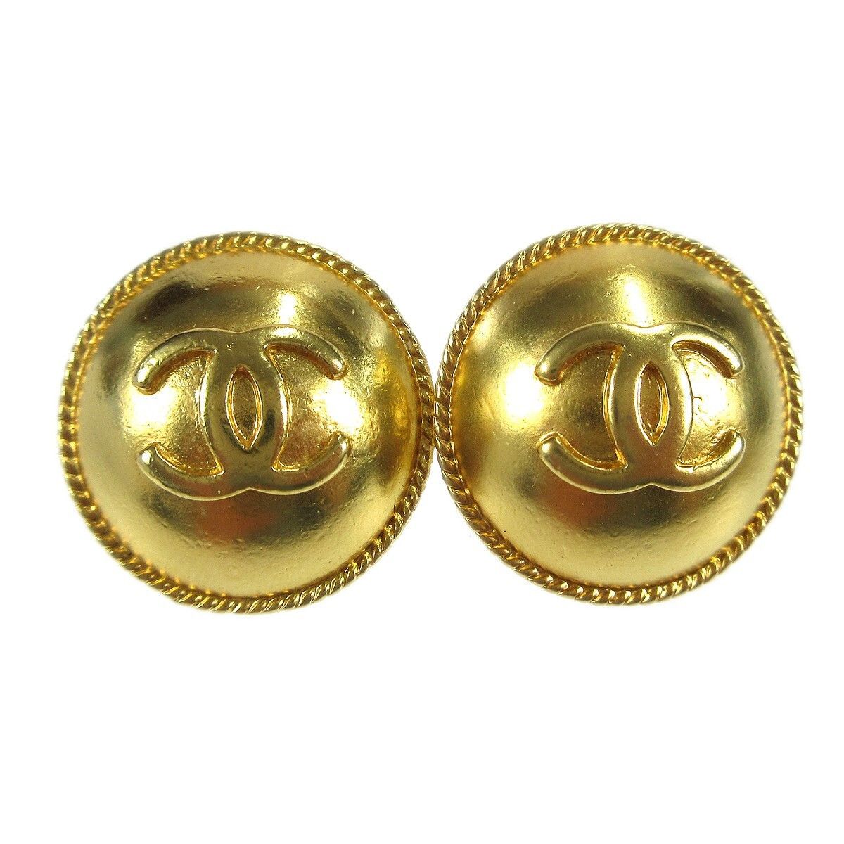 Chanel Chanel CC Round Earrings Metal Size ONE SIZE - 1 Thumbnail