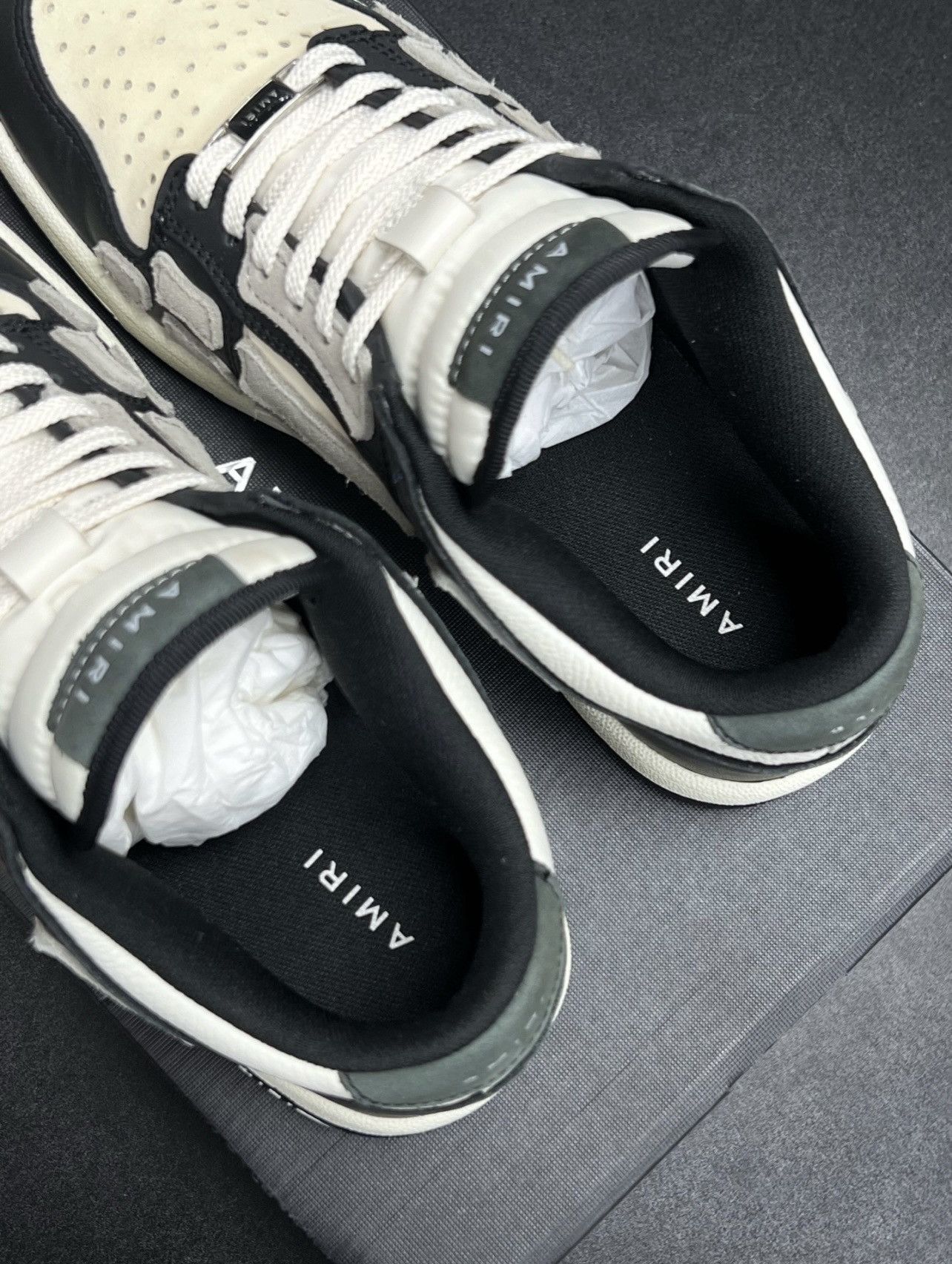 Amiri ICONIC! AMIRI Skel Top Low sneakers - size 40 Size US 7 / EU 40 - 4 Thumbnail