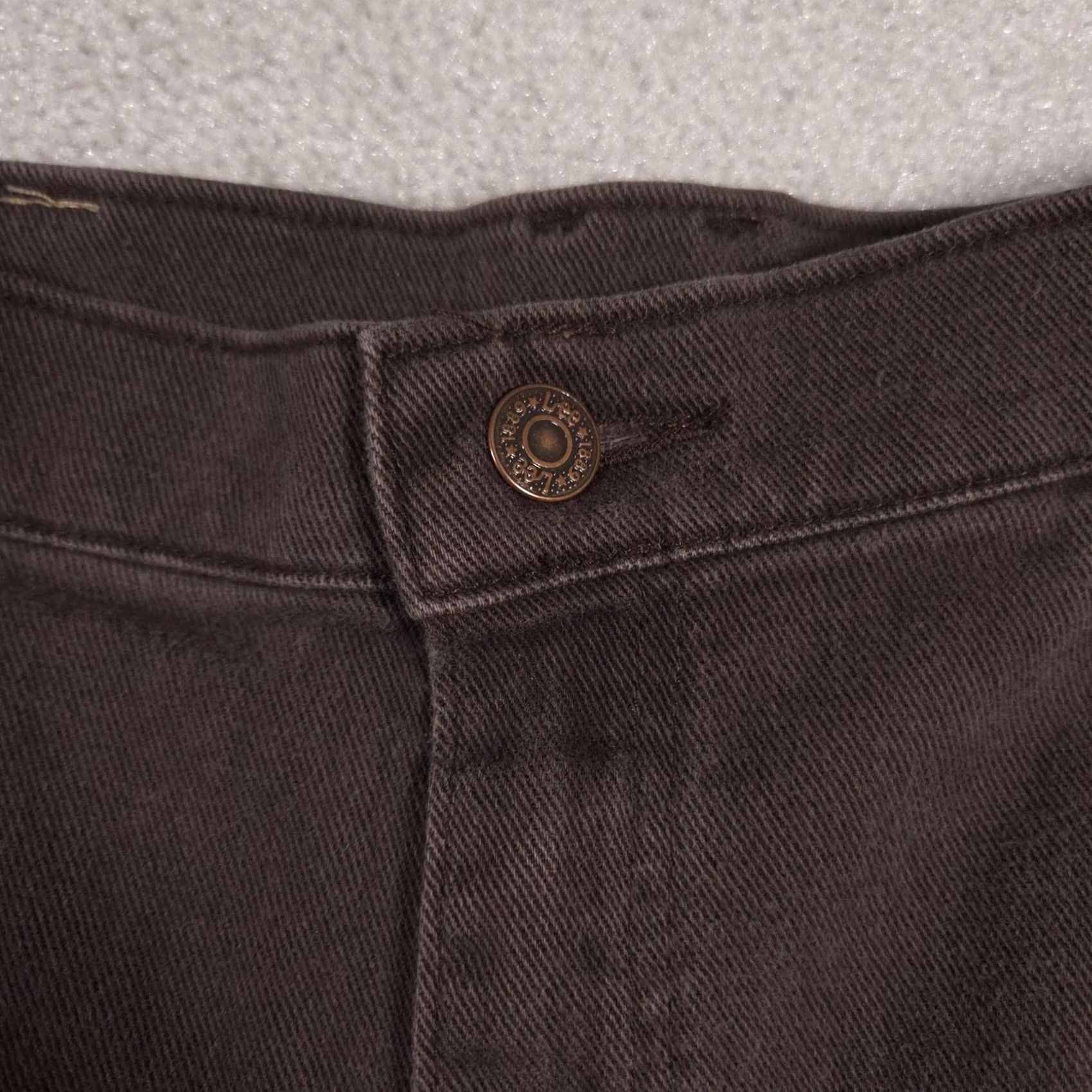 Lee VINTAGE Lee Riders Jeans Womens 18 Dark Brown Relaxed Fit Tapered Leg Denim Pants Size 40" / US 18 - 6 Thumbnail