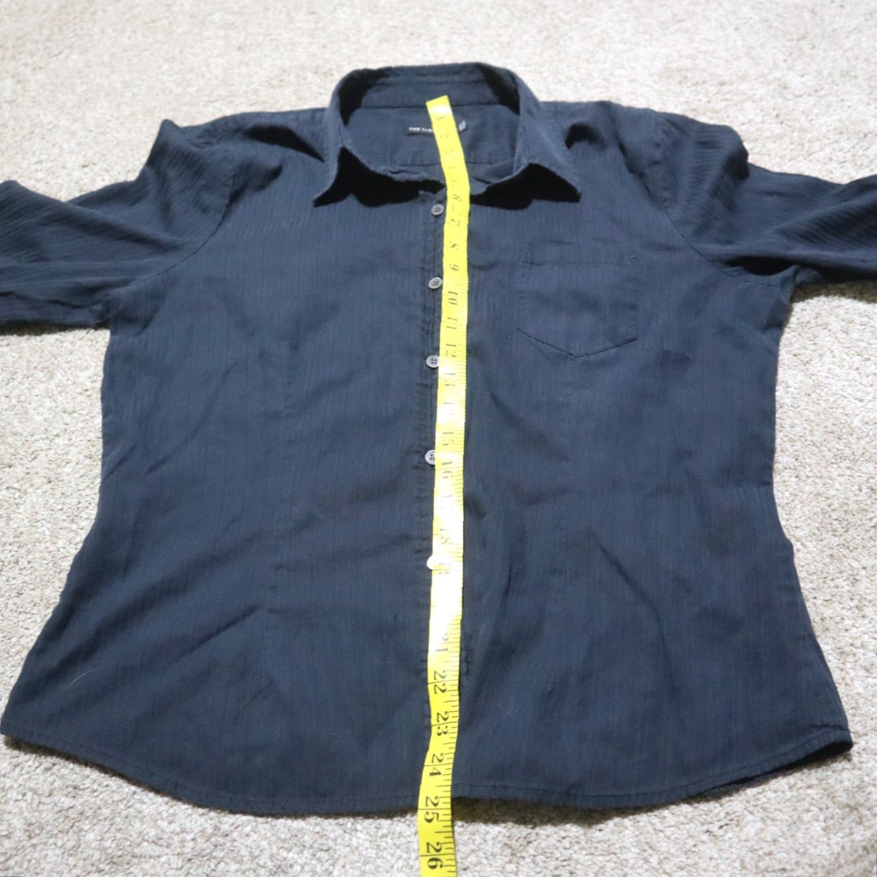 Vintage VINTAGE The Limited Blouse Shirt XL Black Button-Up Long Sleeve Women Size XL / US 12-14 / IT 48-50 - 7 Thumbnail