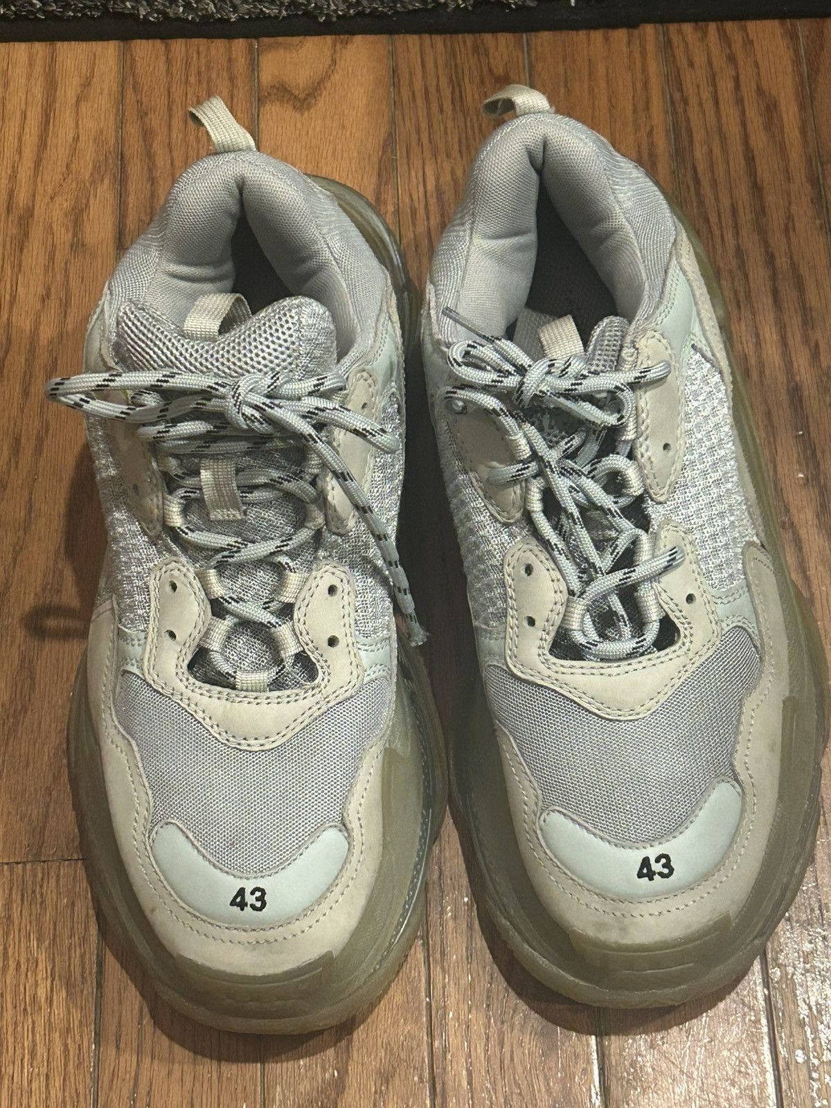Balenciaga Triple S Clear Sole LAST DROP MF STEAL Size US 10 / EU 43 - 1 Thumbnail
