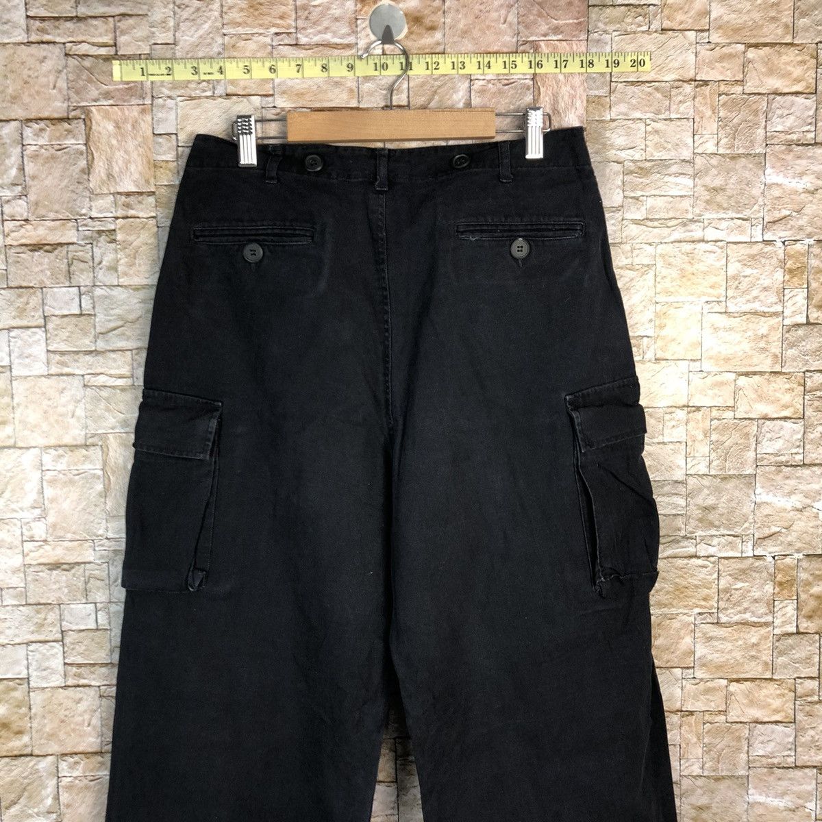 Japanese Brand Japanese Brand Black Cargo Multipocket Pants #A644 Size US 28 / EU 44 - 15 Thumbnail