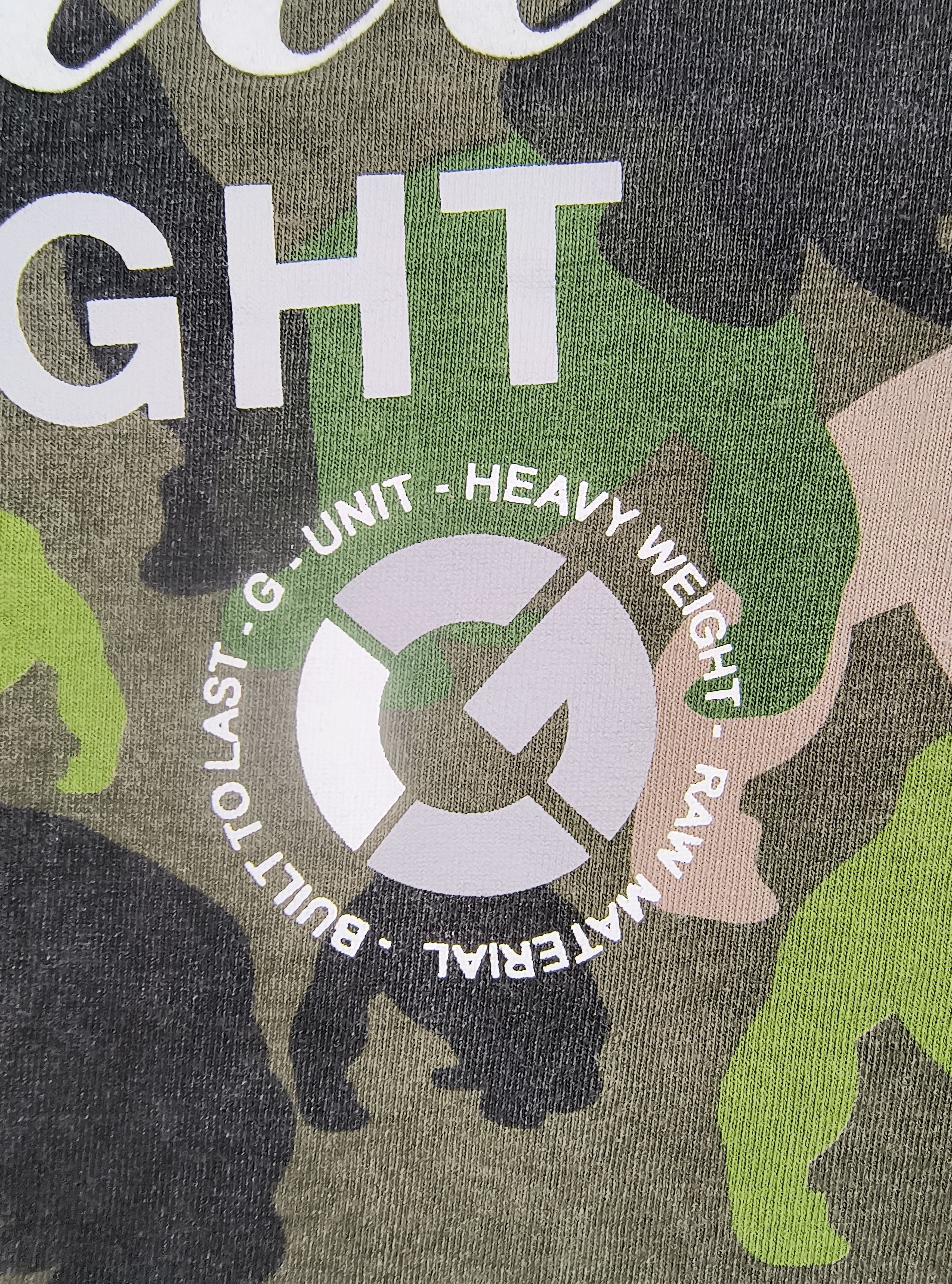 50 Cent Vintage Y2K G Unit camo tee Size US L / EU 52-54 / 3 - 3 Thumbnail