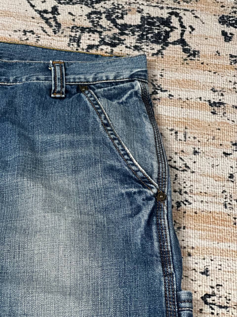 Carhartt Vintage Carhartt WIP Harvest Carpenter Denim pants Size US 31 - 7 Thumbnail