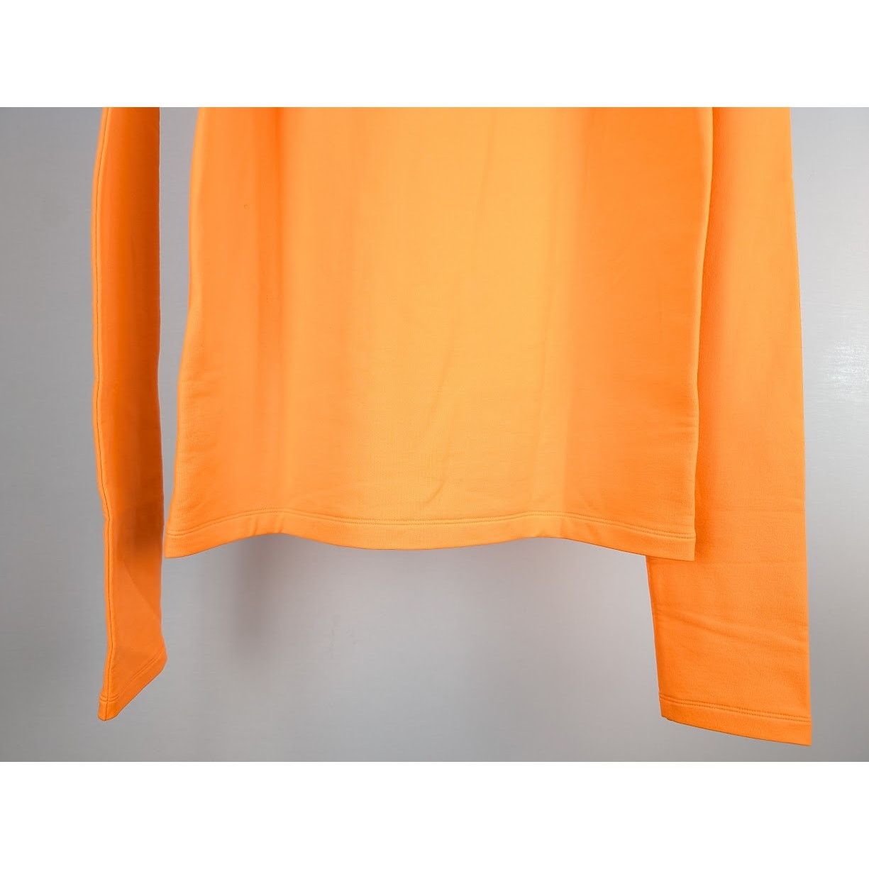 Balmain o1rshd1 Quarter Zip Felpa Shirt in Orange Size US M / EU 48-50 / 2 - 16 Thumbnail
