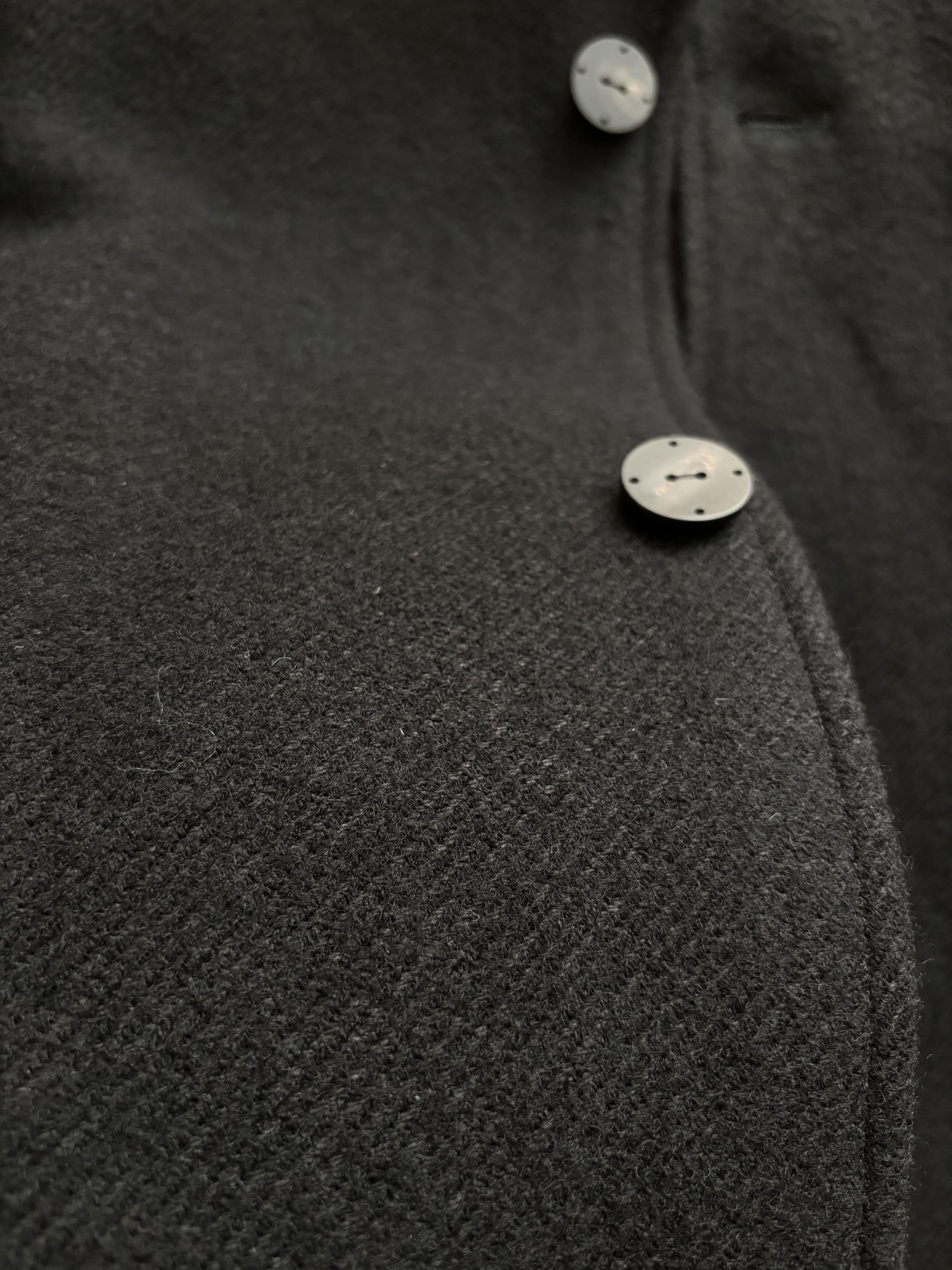 Devoa DEVOA Loose Fit Jacket Linen / Virgin Wool （BLACK） Size US L / EU 52-54 / 3 - 13 Thumbnail