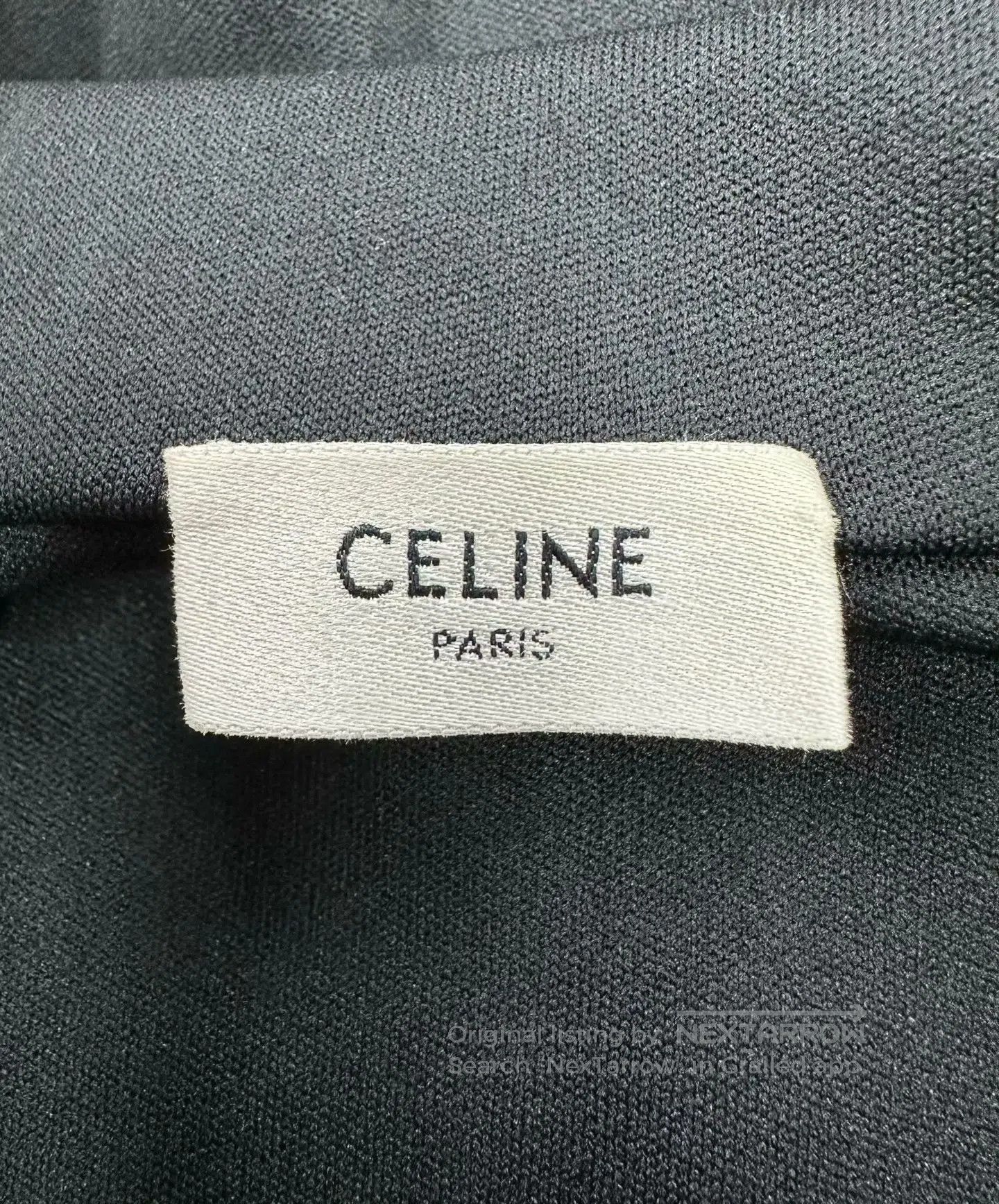 Celine CELINE Black striped sports jacket with embroidered letter Size US XS / EU 42 / 0 - 3 Thumbnail