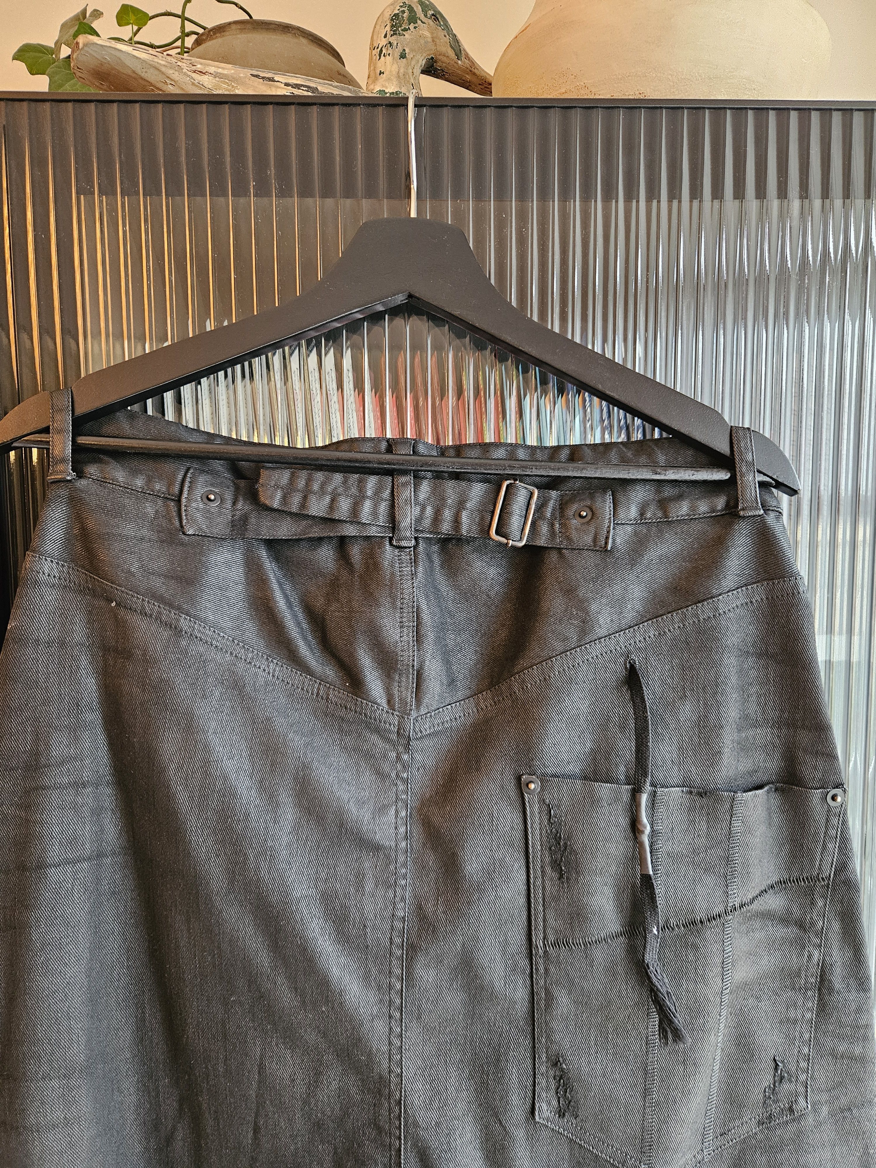 11 By Boris Bidjan Saberi P4 - Black Dye Out-Skated Jeans Size US 34 / EU 50 - 7 Thumbnail