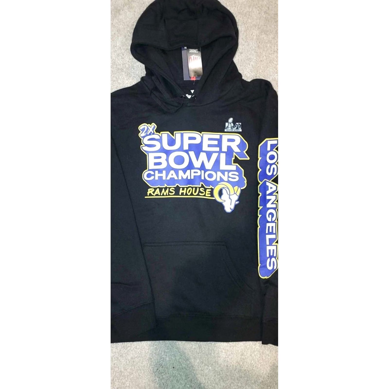 Vintage VINTAGE Los Angeles Rams Super Bowl LVI Sweatshirt XL NFL Hoodie Size US XL / EU 56 / 4 - 3 Thumbnail