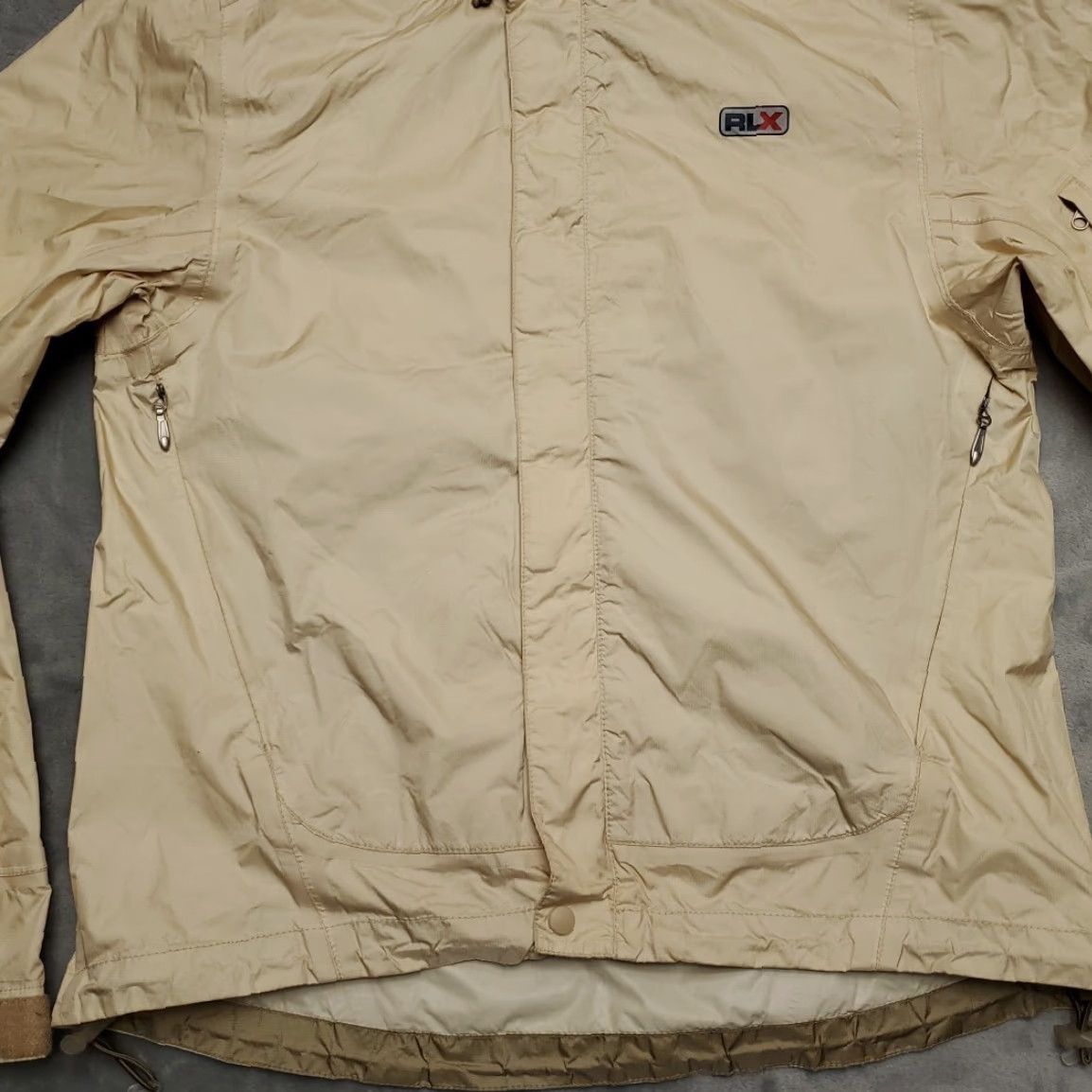 Vintage VINTAGE Polo Sport RLX Jacket Womens M Pale Yellow Hooded Windbreaker Packable Size M / US 6-8 / IT 42-44 - 2 Thumbnail