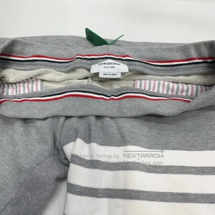 gucci sporty pants with green and red stripes.