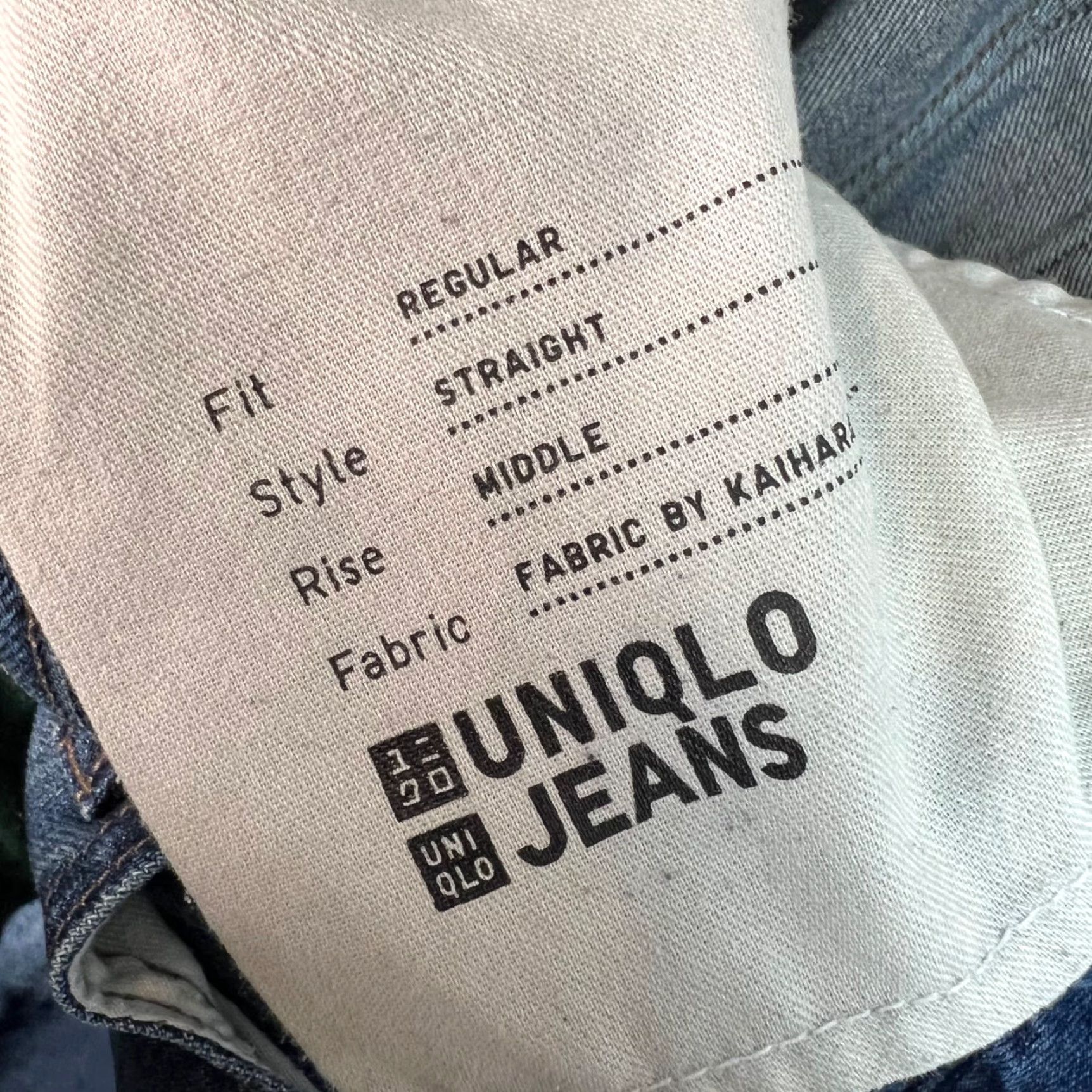 Uniqlo VINTAGE Uniqlo Jeans Mens 32 Blue Regular Fit Straight Leg Cotton Denim 5-Pocket Inseam 30" Mid Rise Mens jeans Size US 32 / EU 48 - 3 Thumbnail