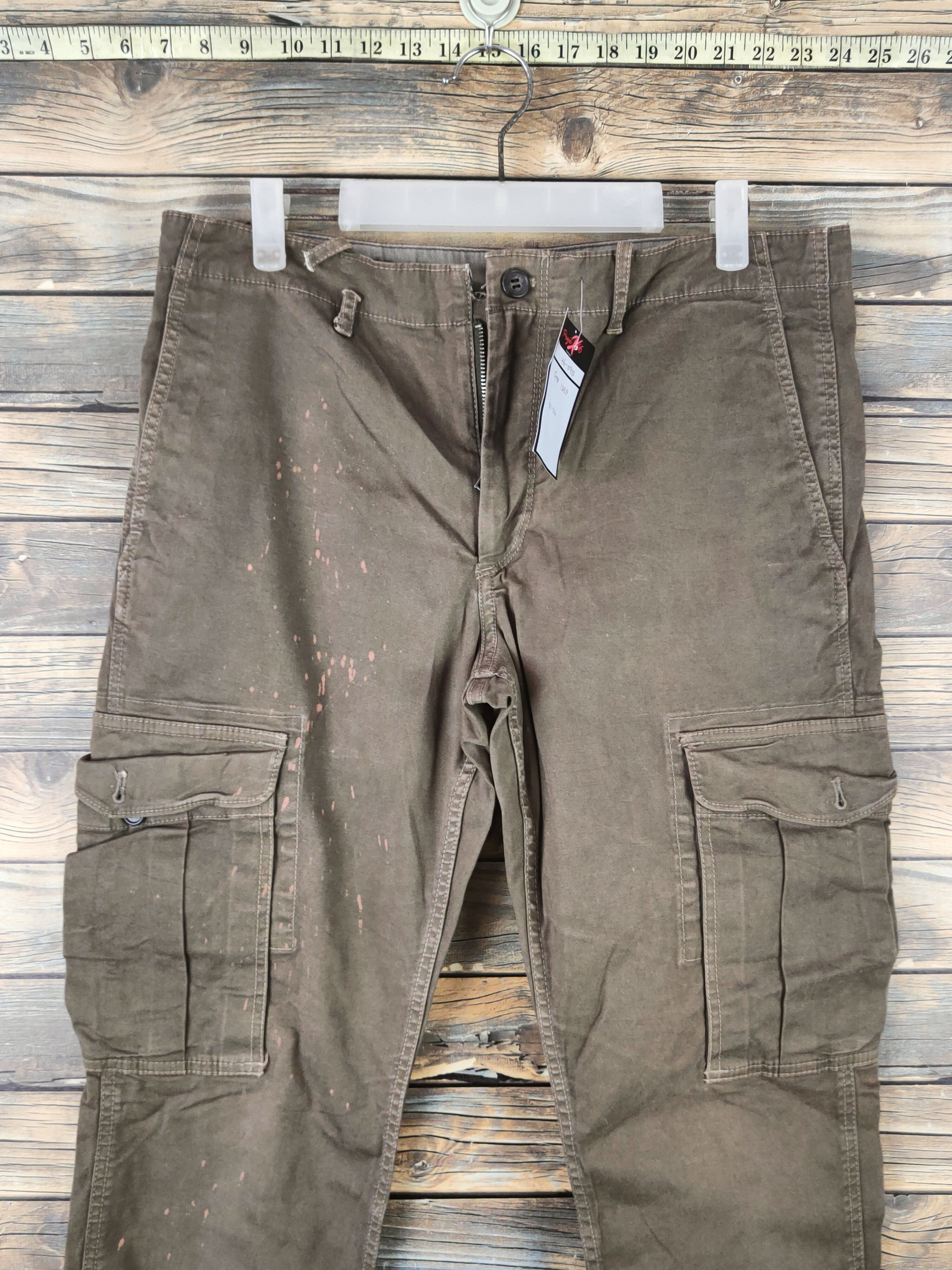 Gap DL Gap 1969 Olive Multipocket Cargo Pants #46-095 Size US 33 - 2 Thumbnail