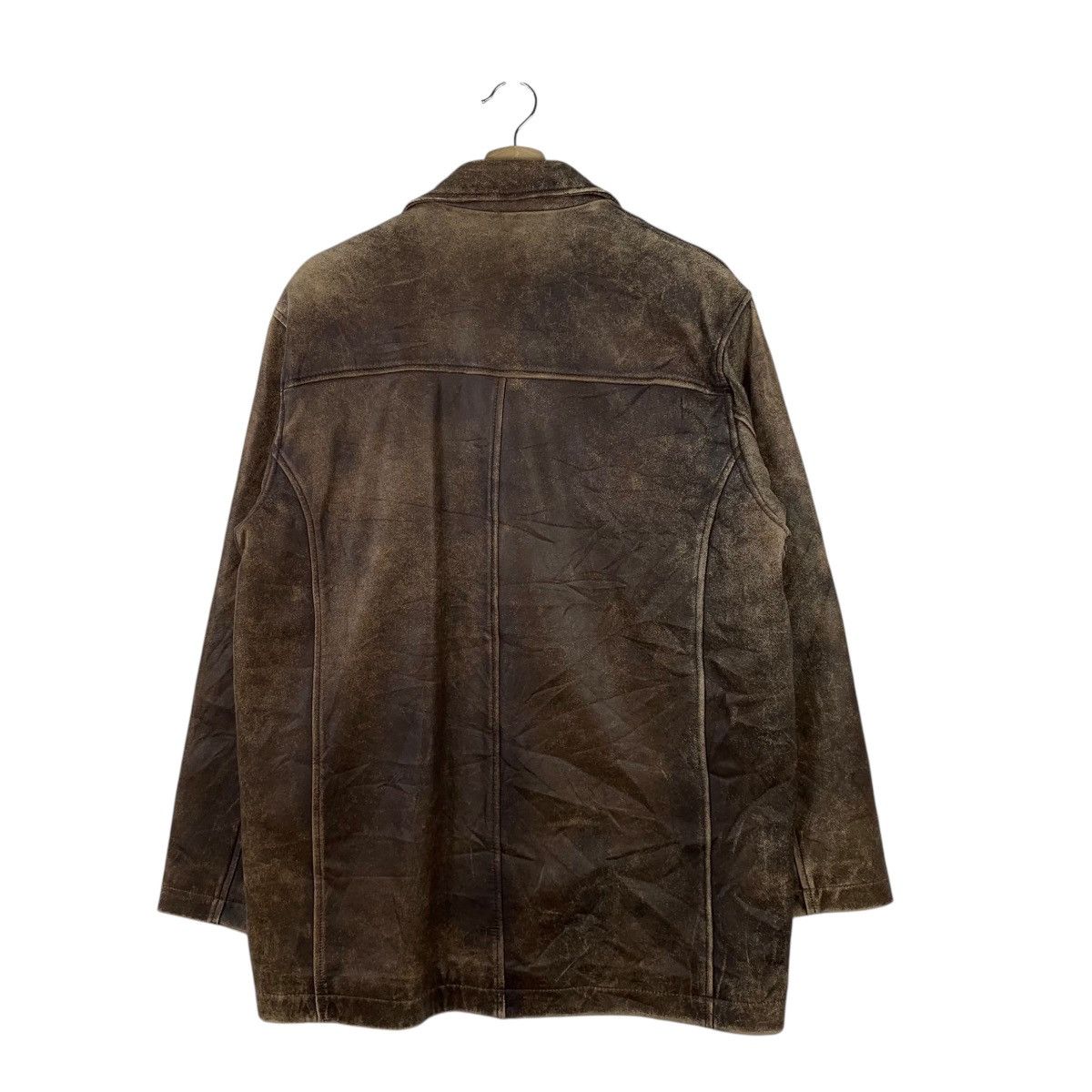 Japanese Brand Vintage FIDATO Japanese Brand Casualwear Leather Coat Jacket Size US L / EU 52-54 / 3 - 2 Thumbnail