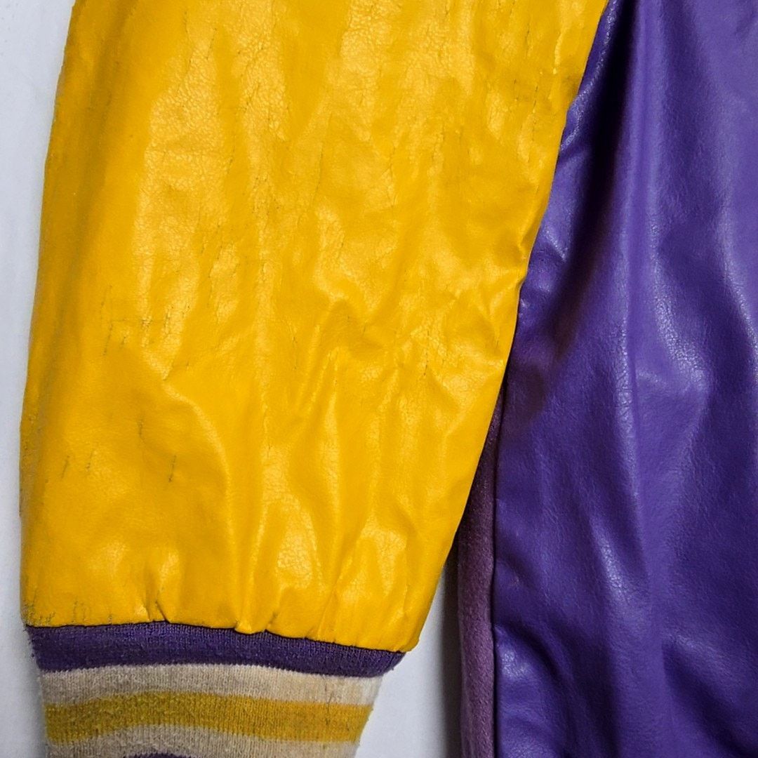 Steve And Barrys Vintage LSU Tigers Purple Yellow Varsity Jacket 90s XL Size US XL / EU 56 / 4 - 7 Thumbnail
