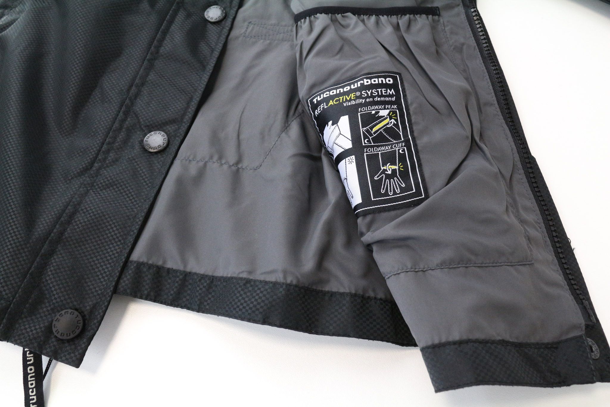 Other TINA S Black Windproof Lined Motorcycle Jacket 75727 Size S / US 4 / IT 40 - 9 Thumbnail