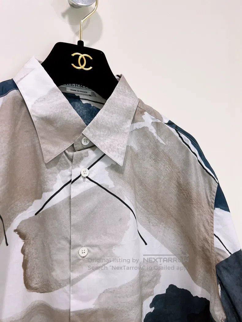 Hermes Hermes Graffiti Print Men's Casual Shirt Size US XXS / EU 40 - 3 Thumbnail