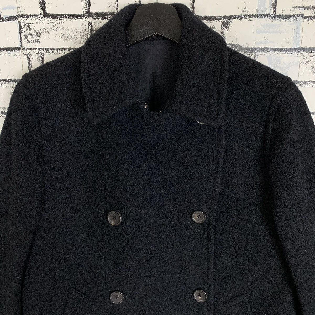 Margaret Howell Navy Peacoat Size XXS / US 00 / IT 34 - 3 Thumbnail