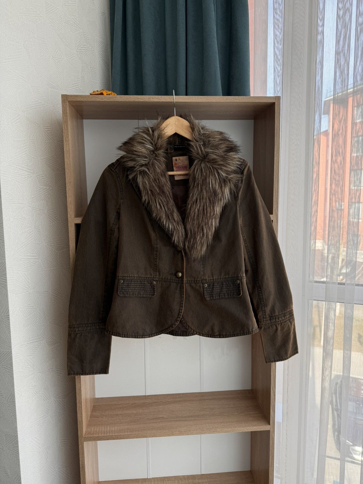 Japanese Brand × Vintage Vintage If6Was9 Style LGB Japanese Faux Fur Brown Jacket Size S / US 4 / IT 40 - 6 Thumbnail
