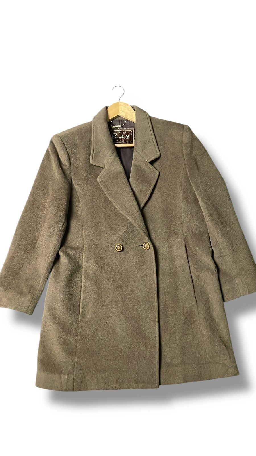 Japanese Brand × Vintage Vintage Bowbell Brand Velvet Double Breasted Coat (65) Size US XS / EU 42 / 0 - 1 Thumbnail