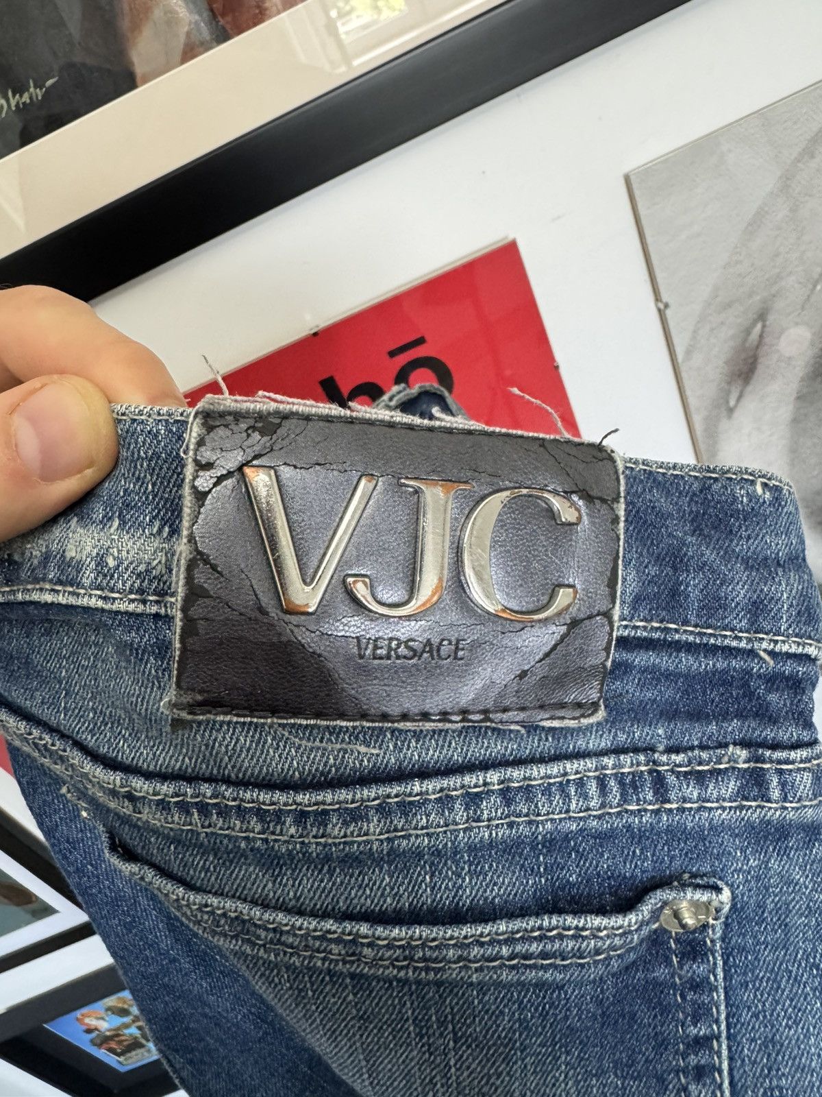 Versace Versace Jeans Couture Vintage Denim Pant Jeans Flared VJC Size US 33 - 5 Thumbnail