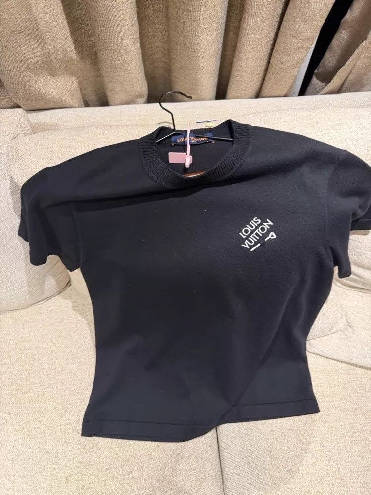Louis Vuitton LV Black Pin Short-Sleeve Tee S New Size S / US 4 / IT 40 - 1 Thumbnail